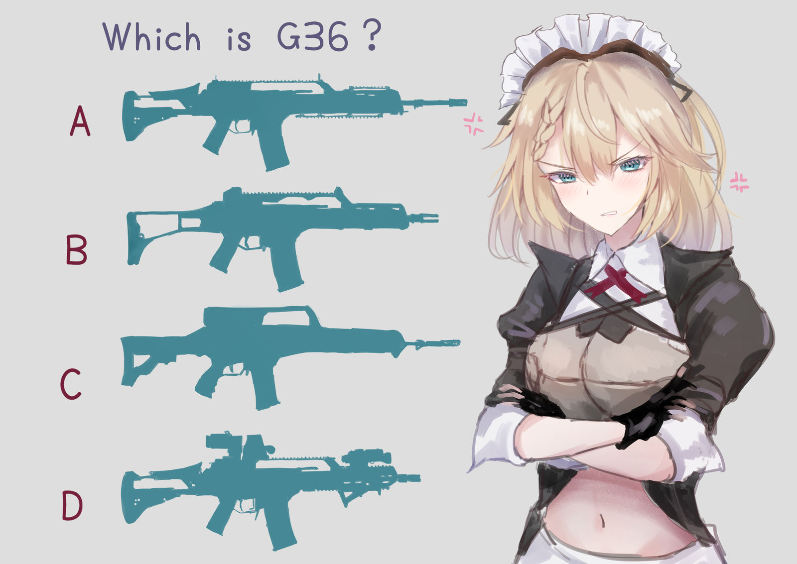 Which is G36?-ドールズフロントライン少女前線