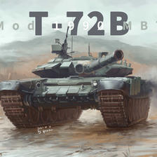 T-72B mod1990插画图片壁纸