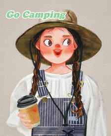 人物插画|Go Camping!插画图片壁纸