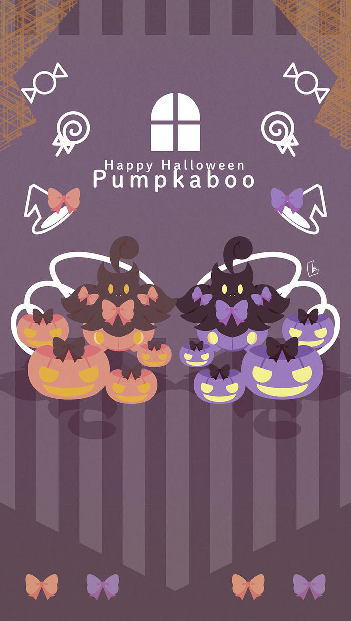 Pkmn★Log-33　 　Happy Halloween插画图片壁纸