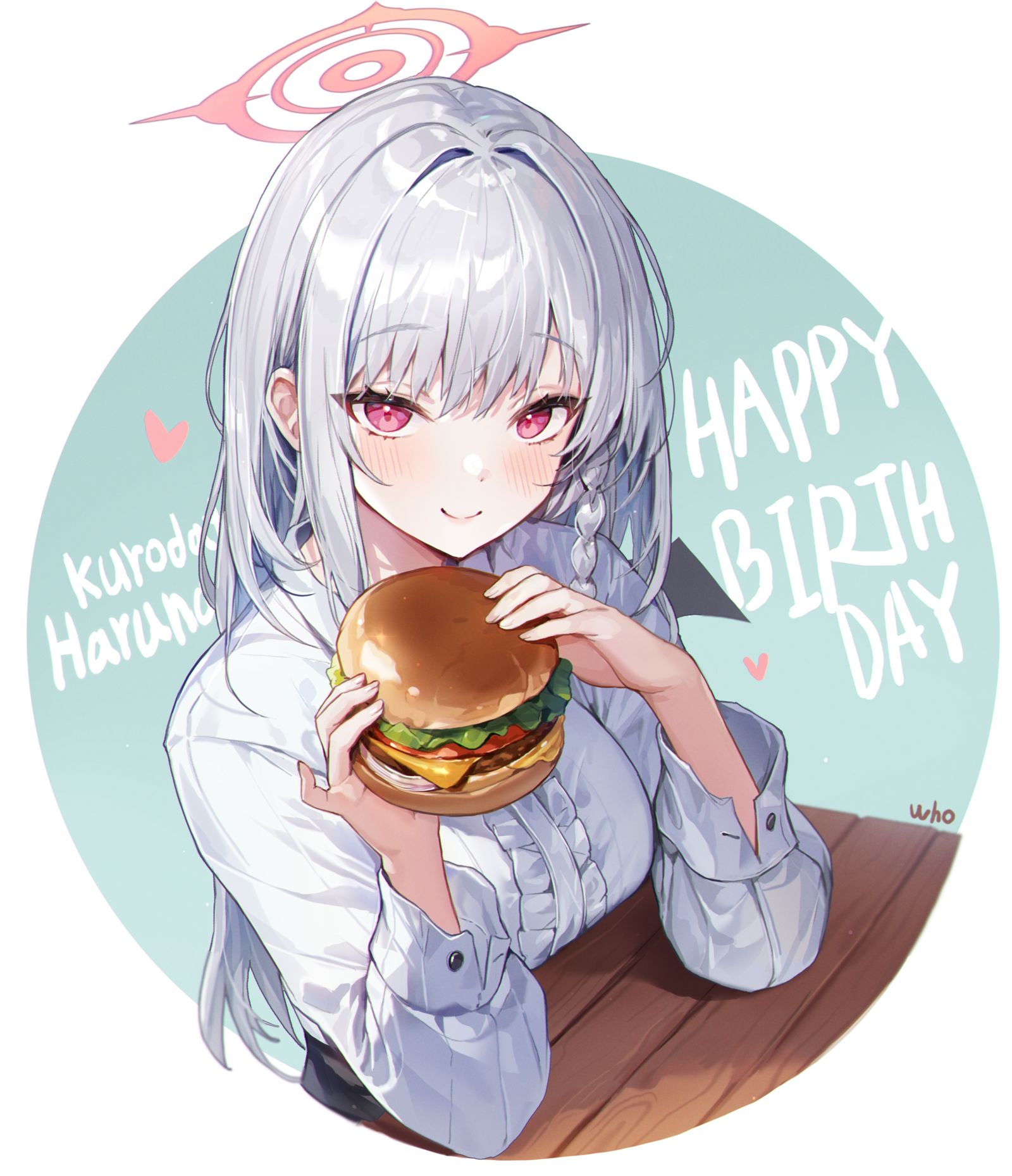 Happy Birthday Haruna插画图片壁纸