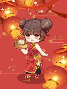 迟来的新年插画图片壁纸