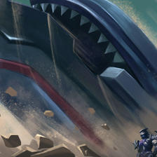 超兽武装-鲸鲨王插画图片壁纸