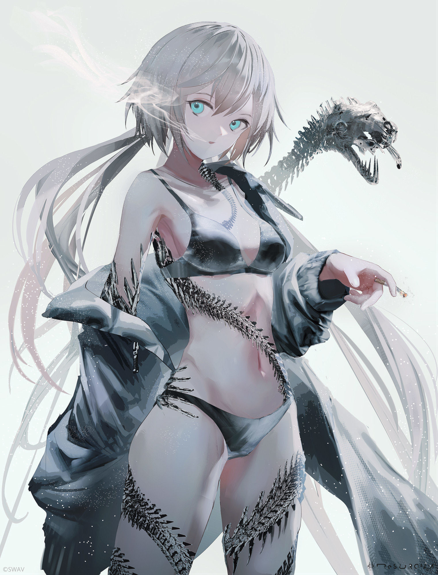 冰骨少女头像同人高清图