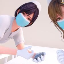 凪咲的护理工作头像同人高清图