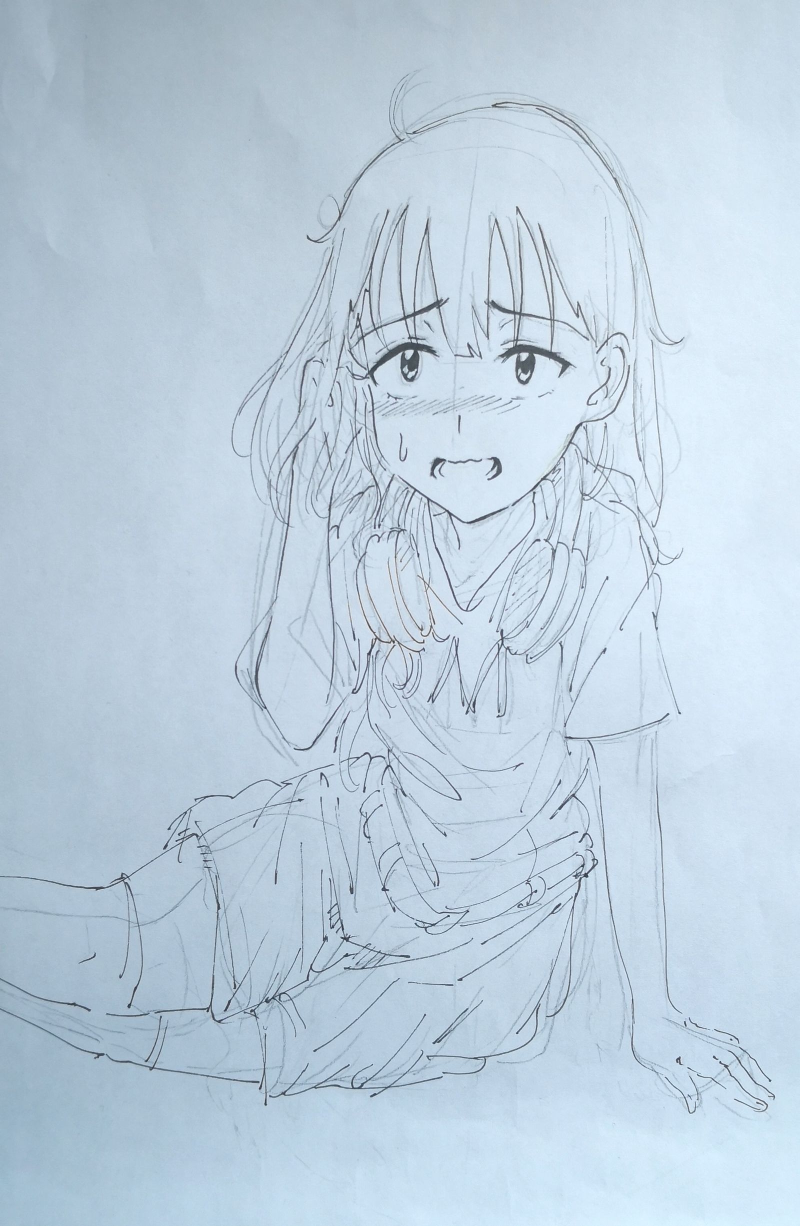 手绘-原创美女原创作品-触站