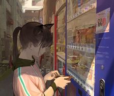 自動販売機-原创女孩子
