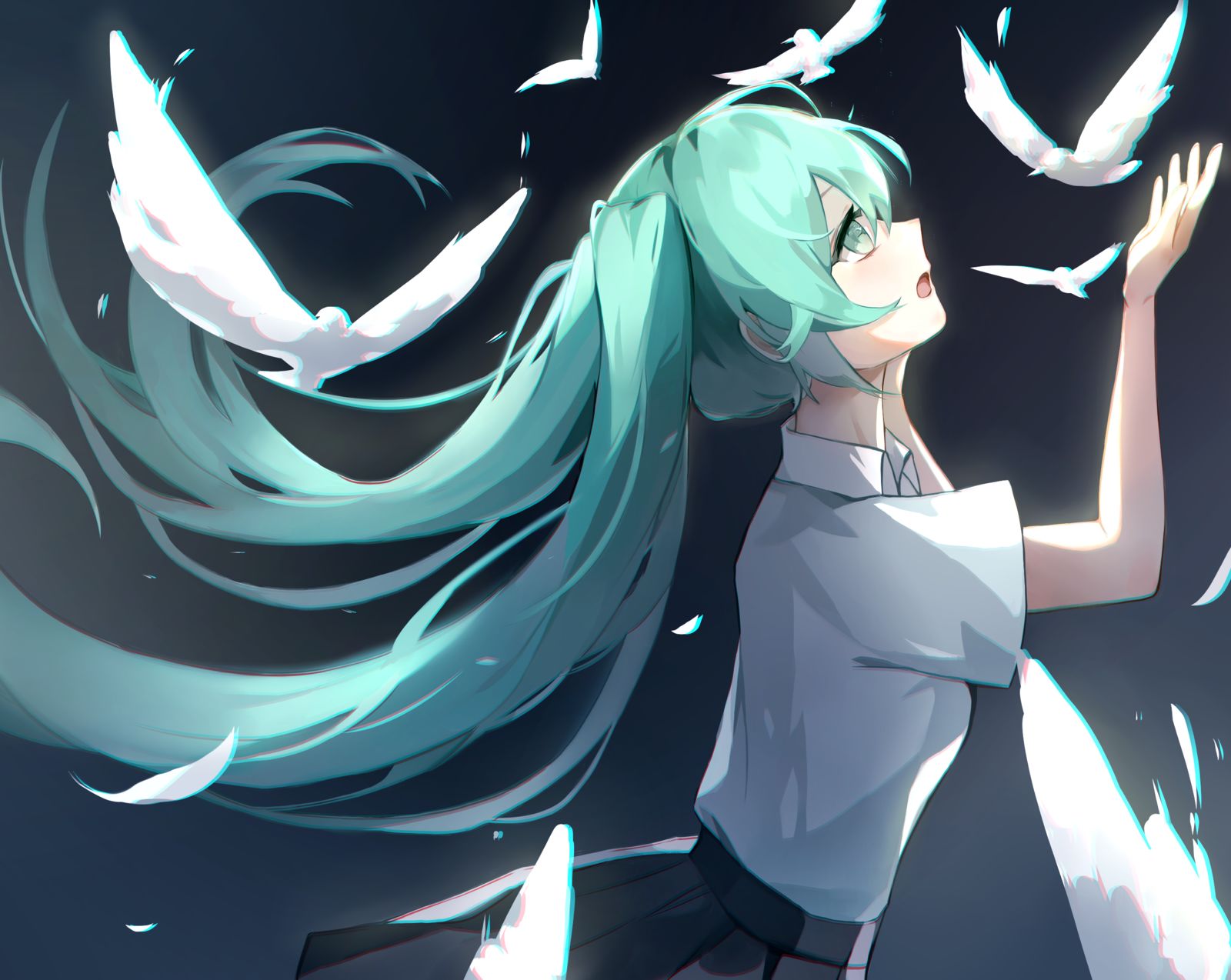 初音插画图片壁纸
