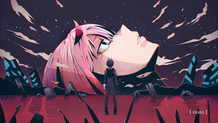 达林·恩·扎·弗兰克斯《end of franxx》插画图片壁纸