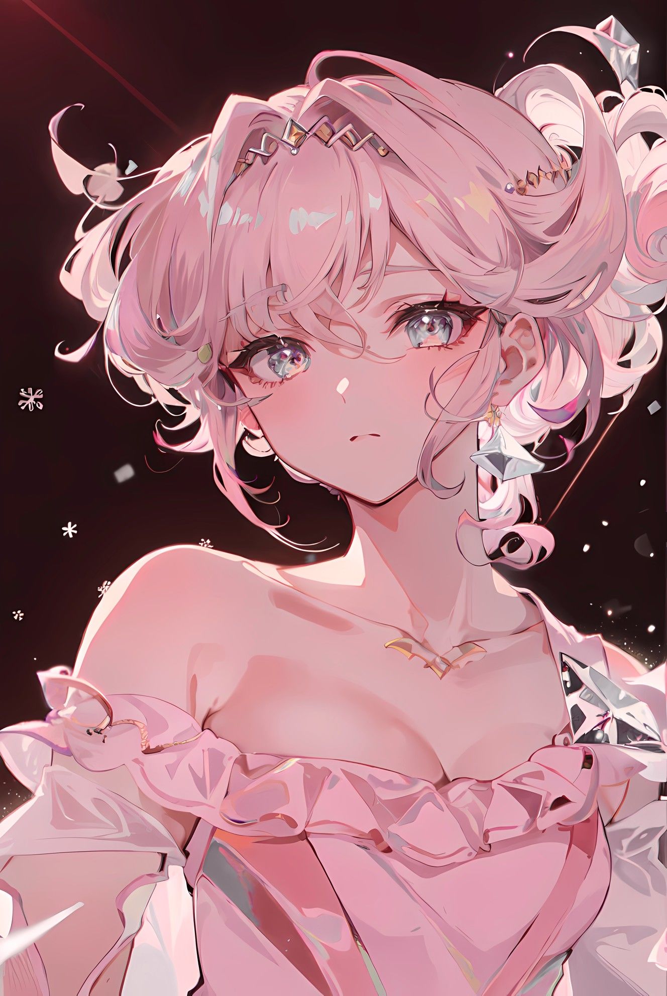 粉色Perfection插画图片壁纸