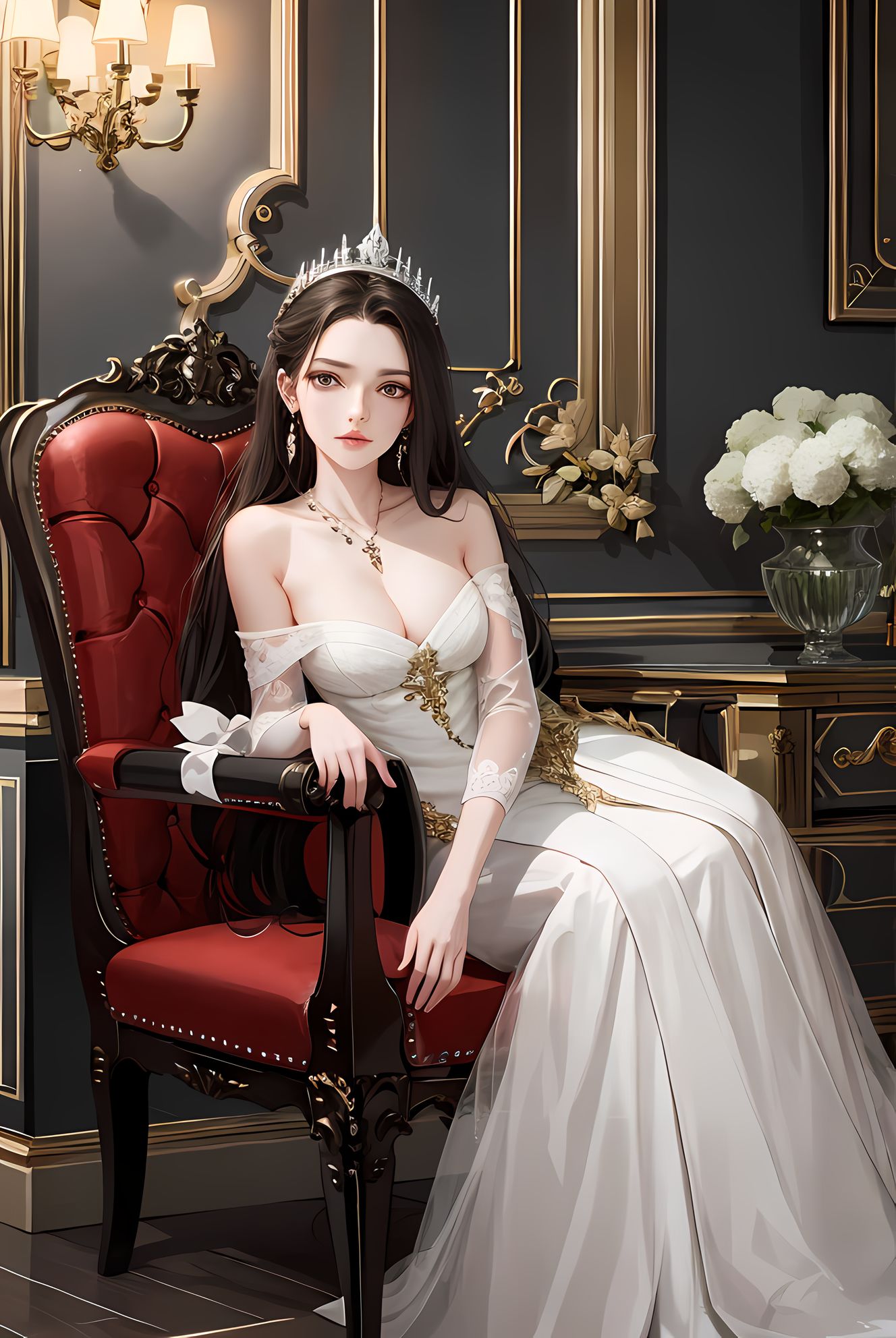 女王插画图片壁纸