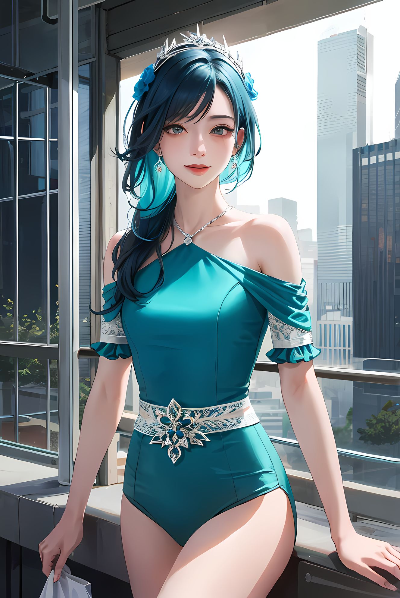 潮萌二次元美少女插画图片壁纸