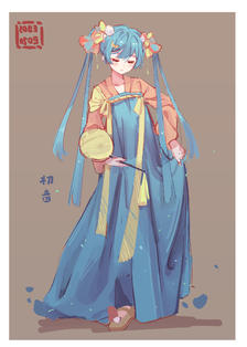 初音未来【已授权】插画图片壁纸