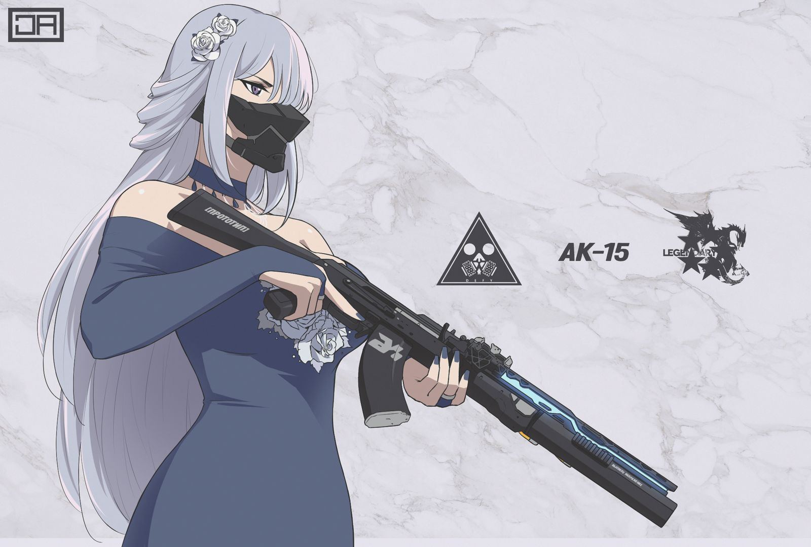 AK-15插画图片壁纸