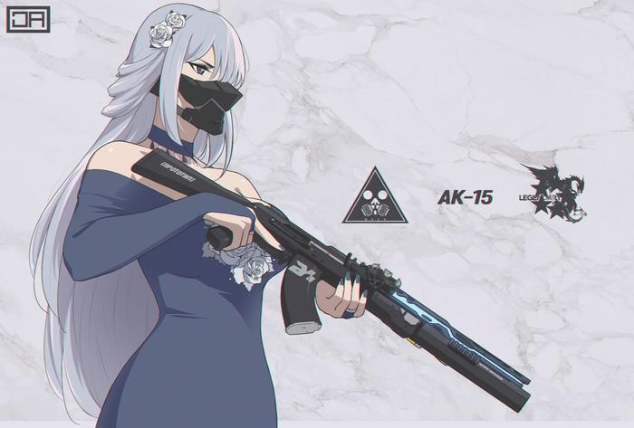 AK-15插画图片壁纸