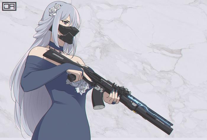 AK-15插画图片壁纸