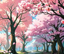 萌花开-风景cherry blossoms