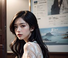 小姐姐洗雨水-真人写实二次元