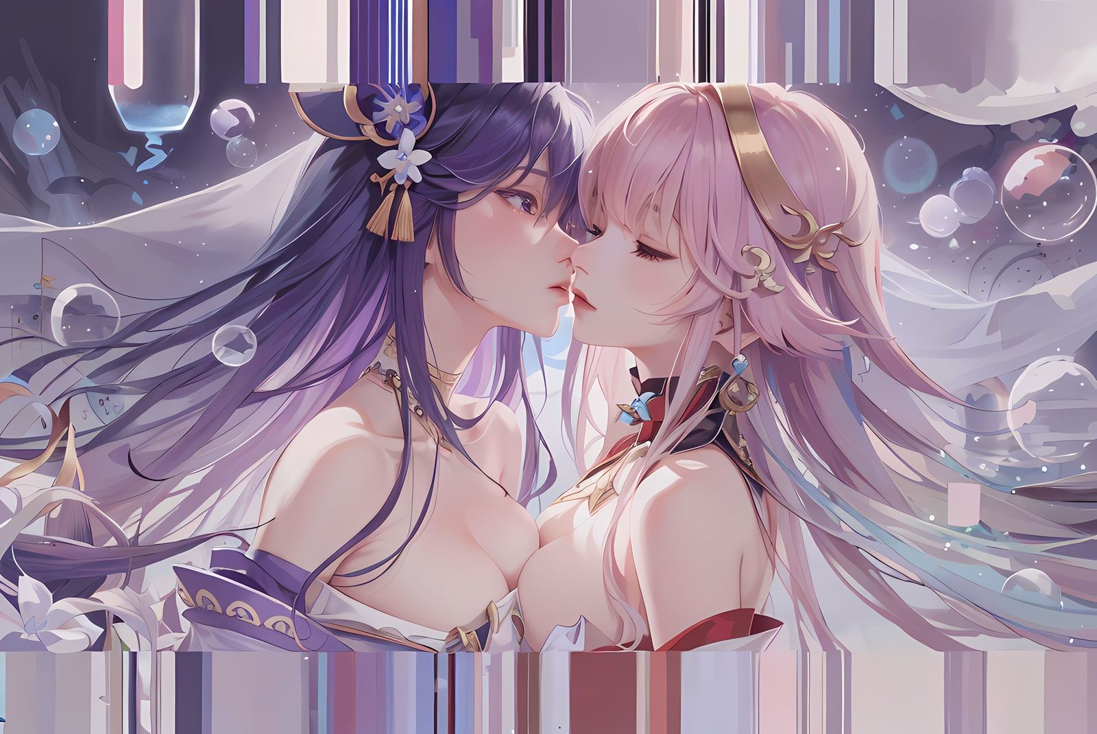 乱世之中，唯有姐妹情深插画图片壁纸