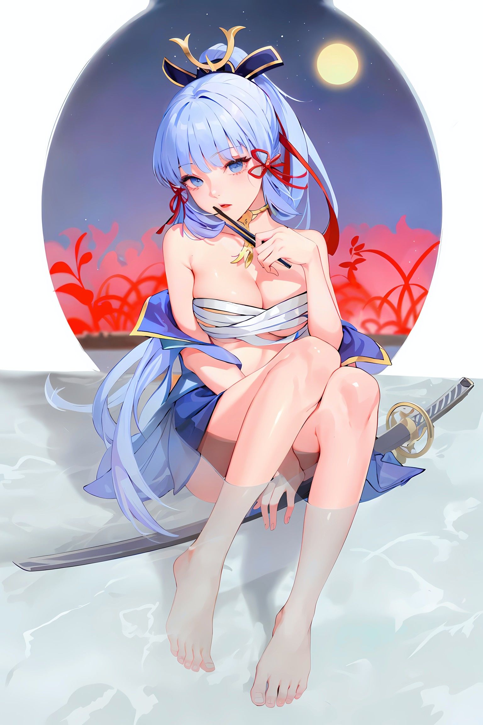 绫华插画图片壁纸
