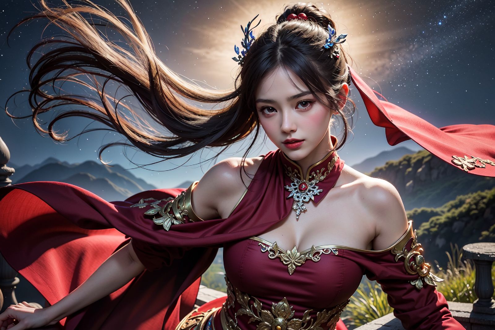 星际之旅插画图片壁纸