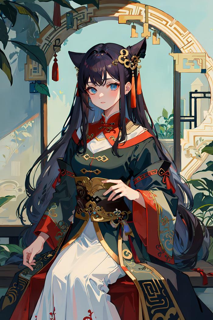 少女插画图片壁纸