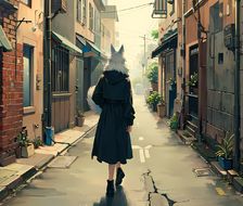 孤独美少女征服都市街道