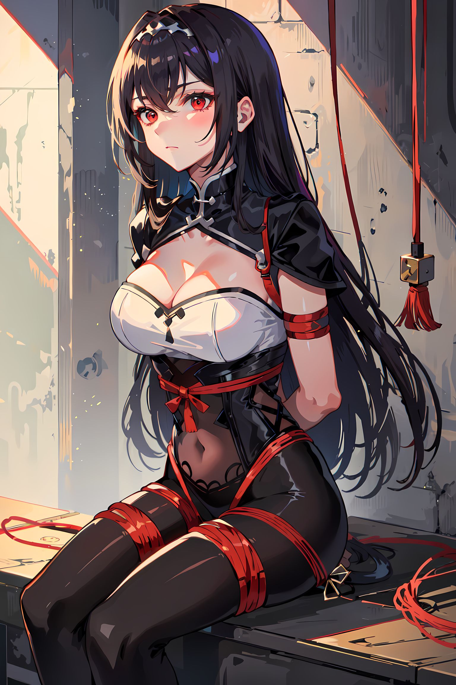 缚凌二次元美少女。头像同人高清图