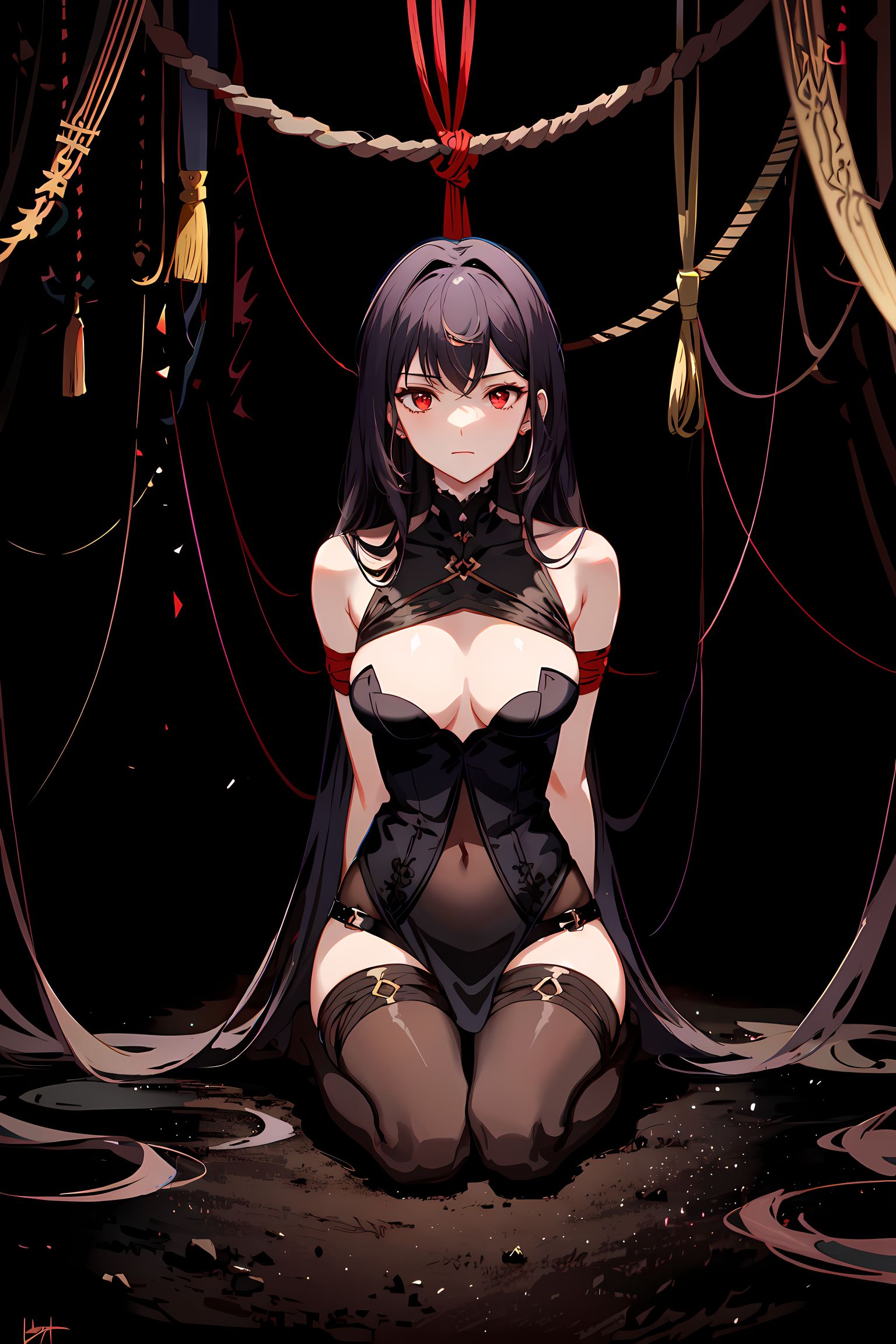 美少女束缚艺术头像同人高清图