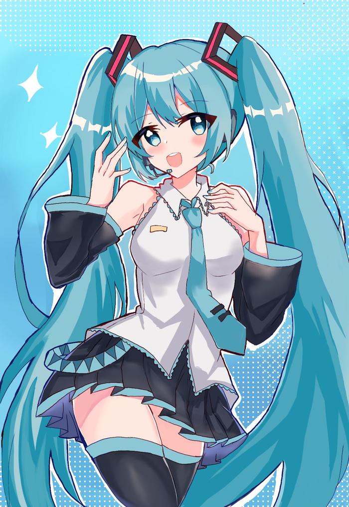 初音未来插画图片壁纸