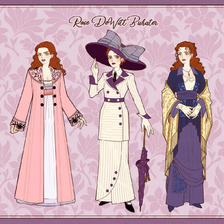 Rose's Dresses插画图片壁纸