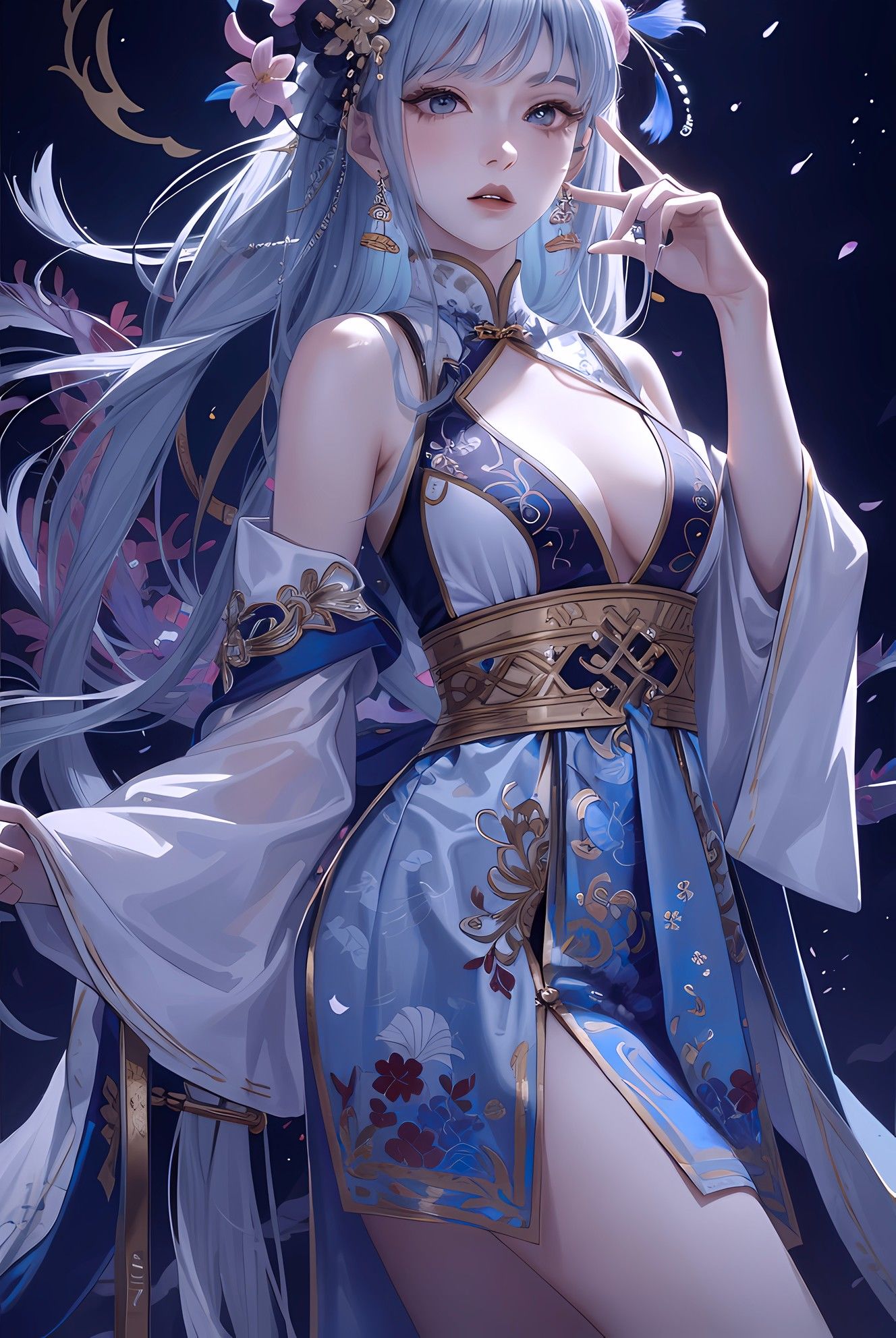 花裙少女的绝美风华头像同人高清图
