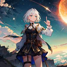 星空少女归来插画图片壁纸