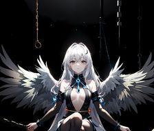 束缚翅膀的天使。