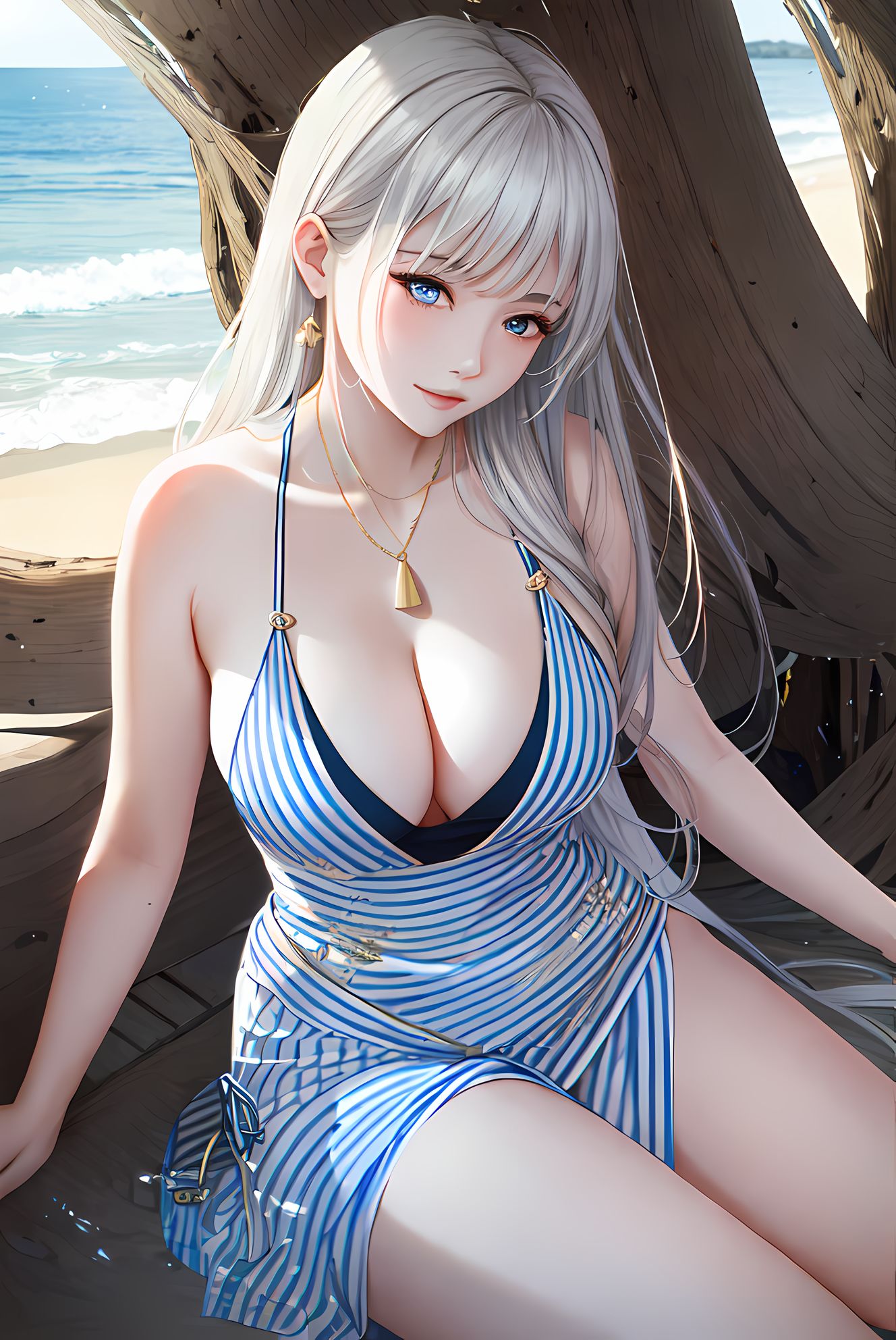 蓝海圣女头像同人高清图