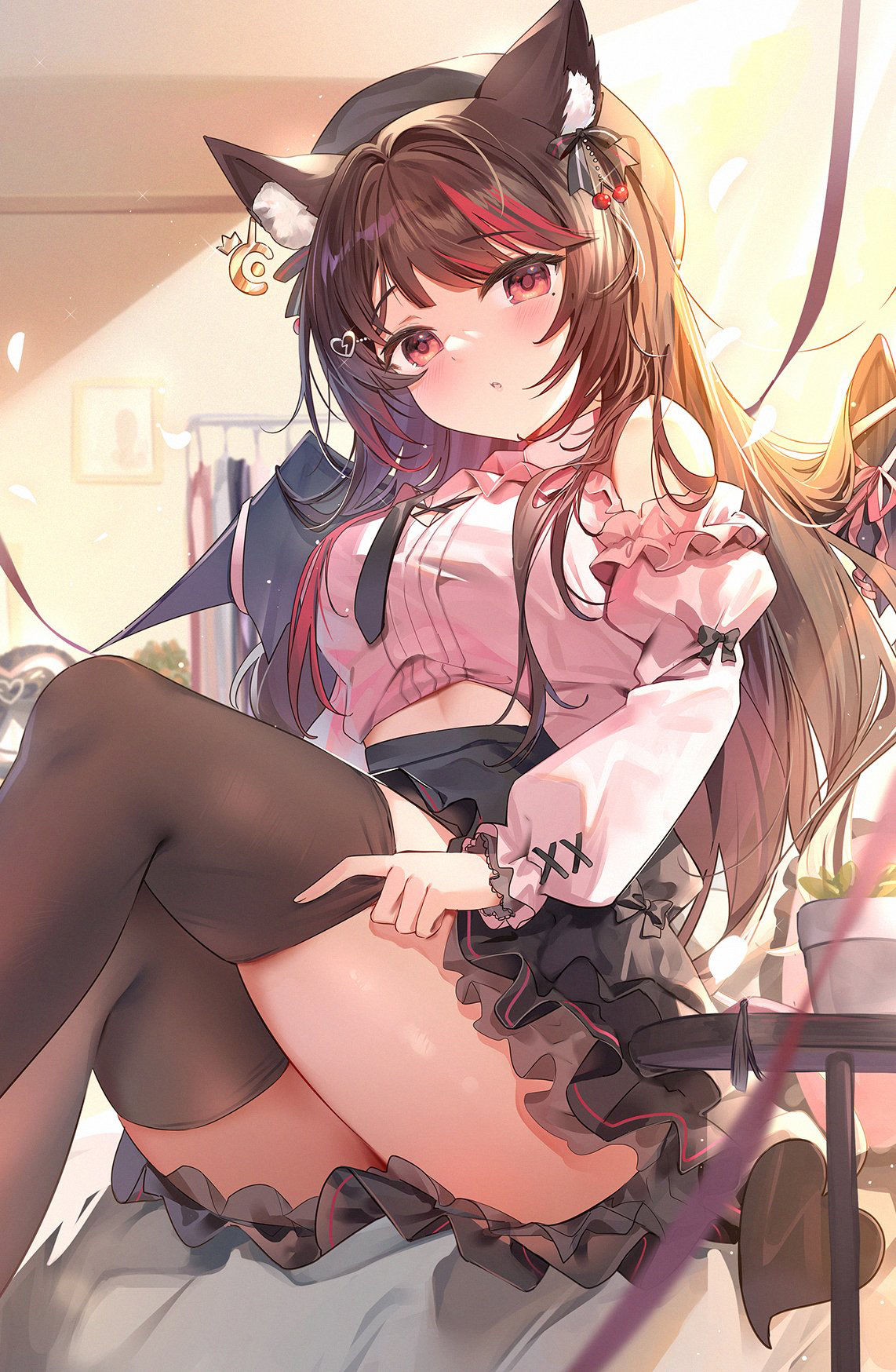 正在准备出门插画图片壁纸