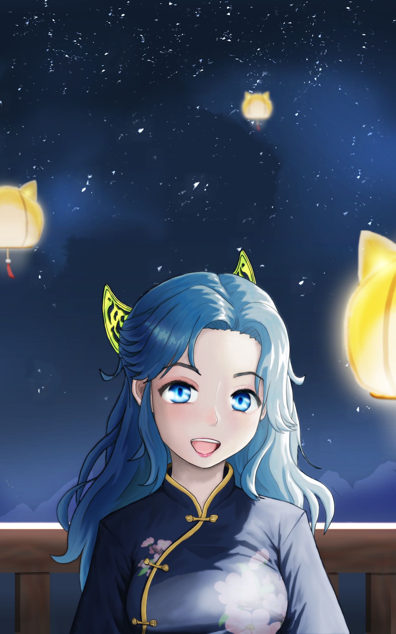 瓦莱蕾__星之海__星海与天灯