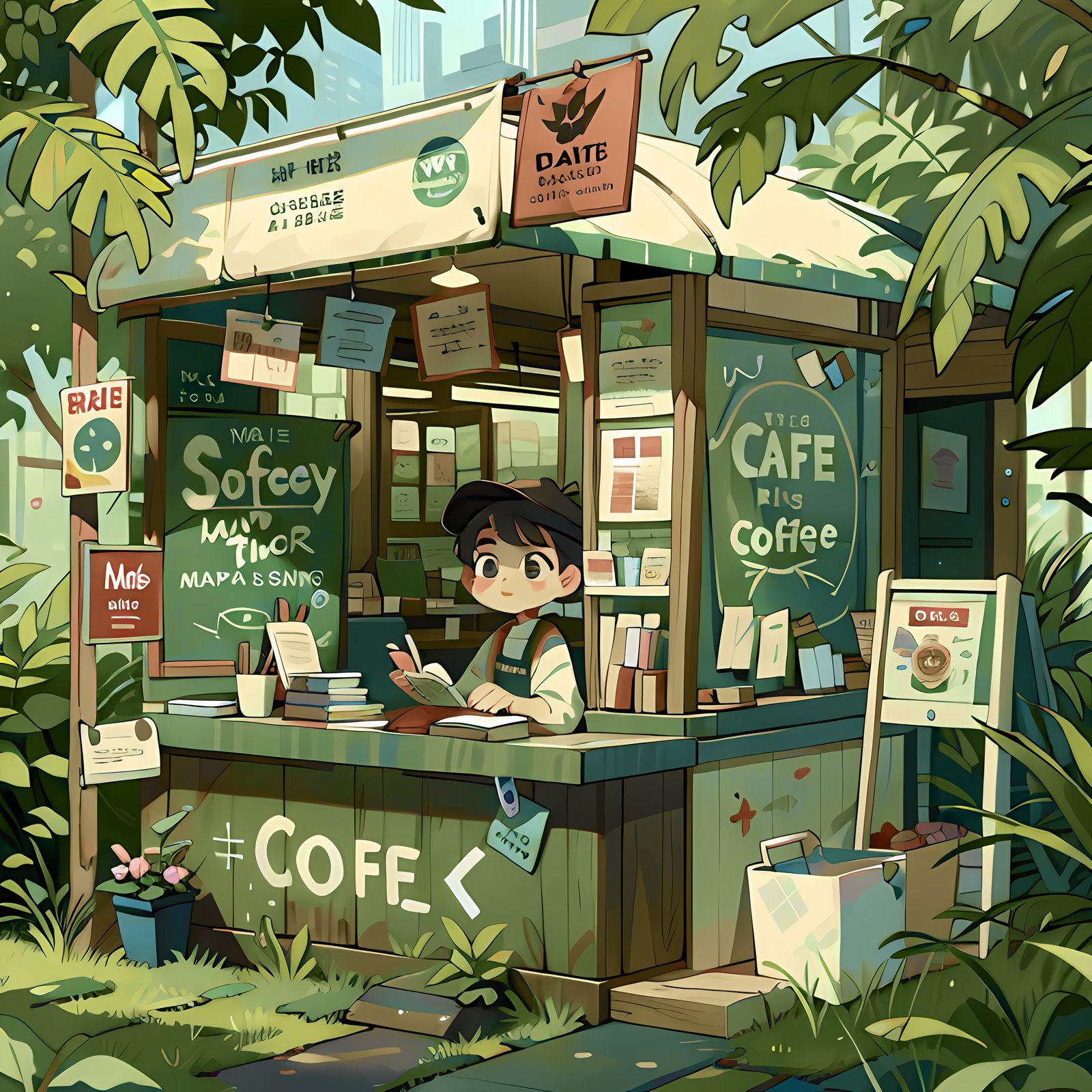 我的街边咖啡小店