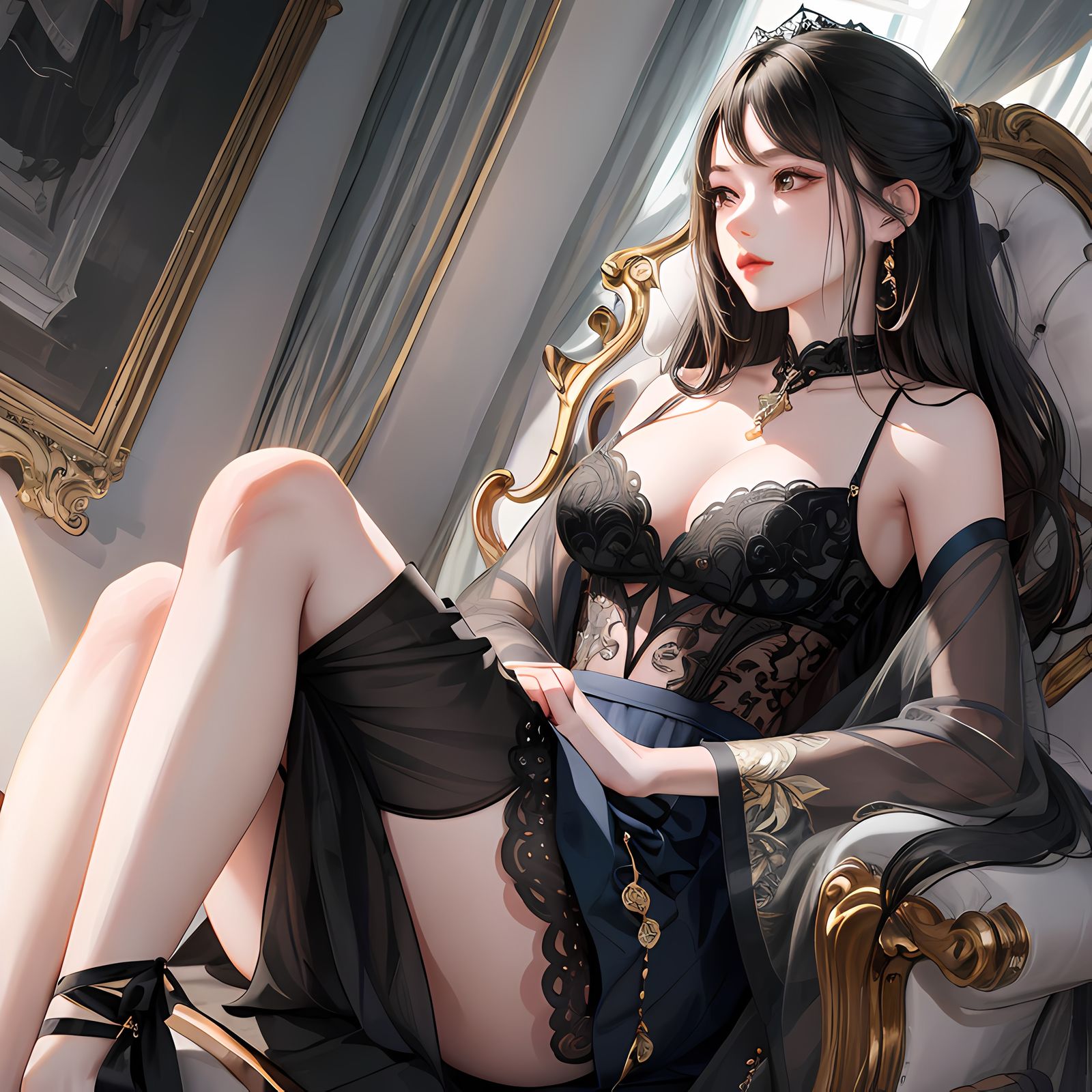 闺蜜时间插画图片壁纸