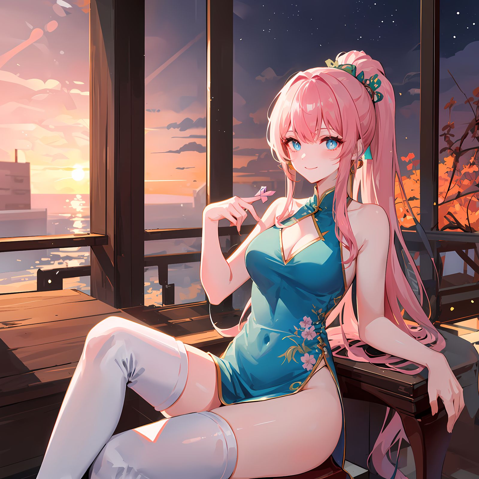天际明珠少女-二次元女性人物