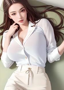 工作狂少女插画图片壁纸