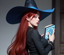 女巫帽少女读书记