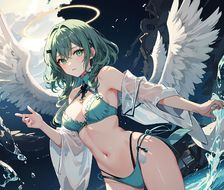 水中天使-日系薄涂angel