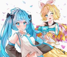 初音未来和镜音铃