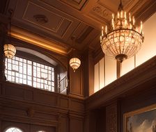 五星级城市酒店-室内设计柔和平滑的灯光温柔地照亮整个空间