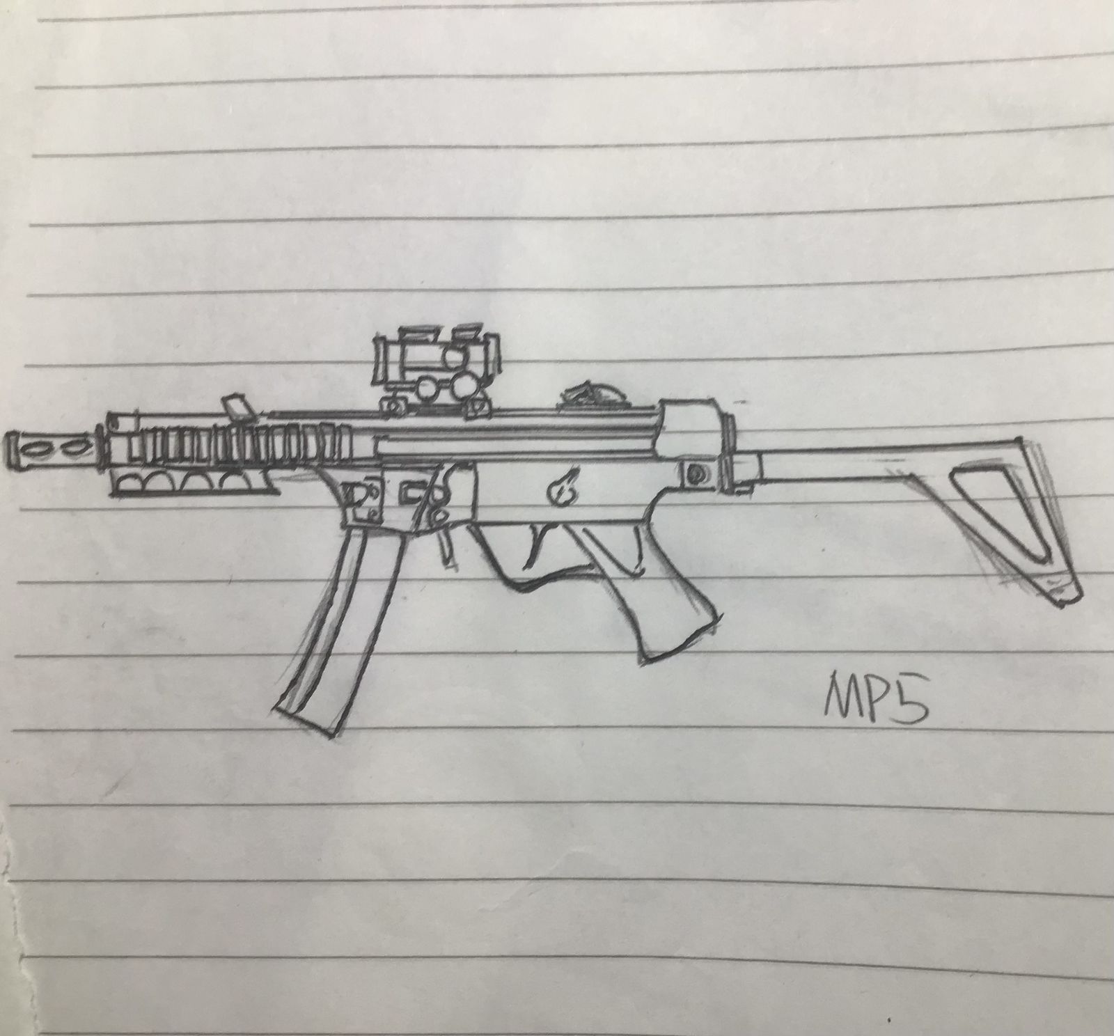 H416&MP5插画图片壁纸