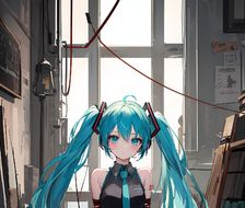 初音未来被捉-二次元初音未来