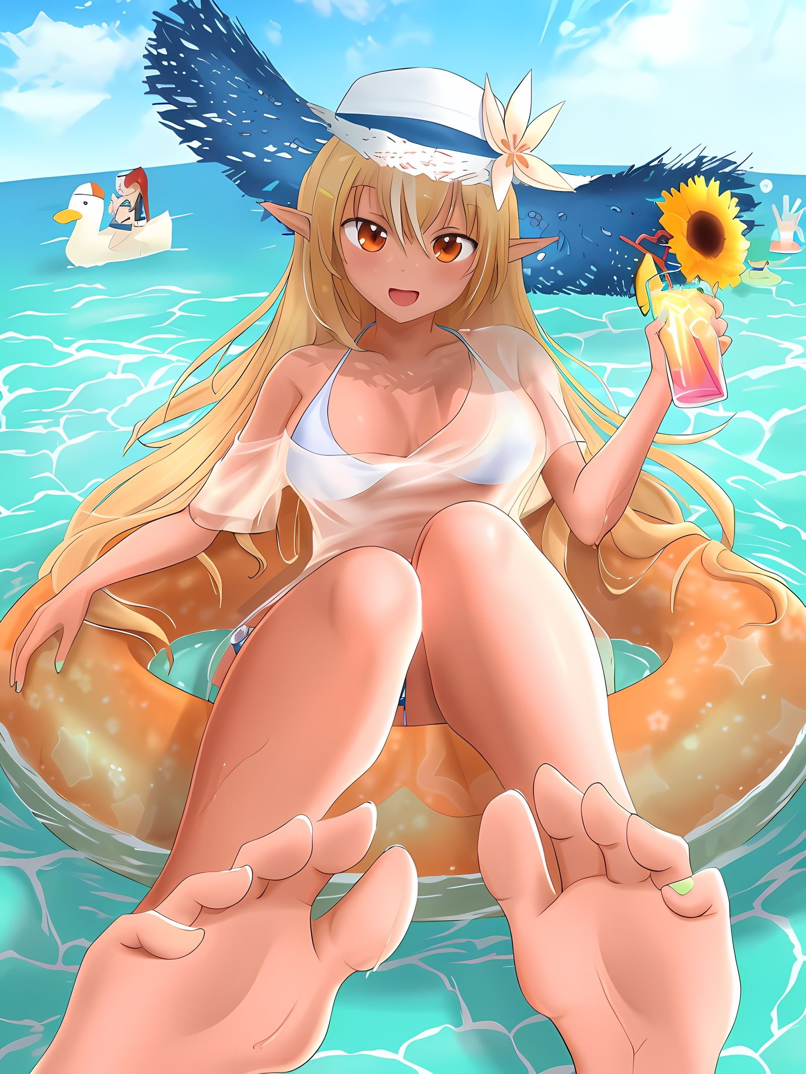 不知火フレア插画图片壁纸