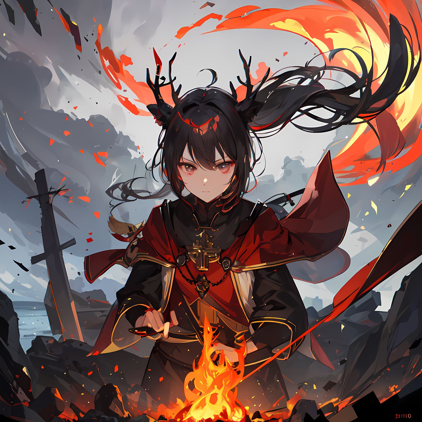火中少女-触站
