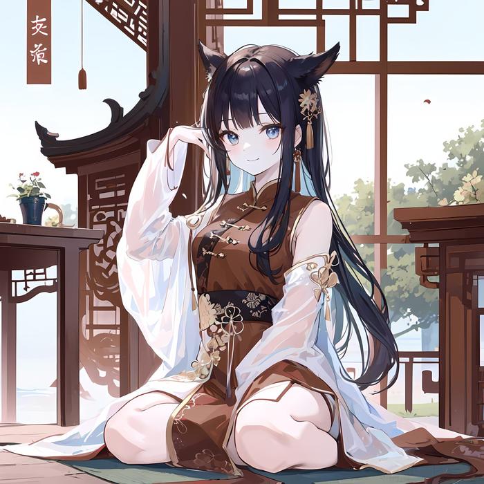 少女插画图片壁纸